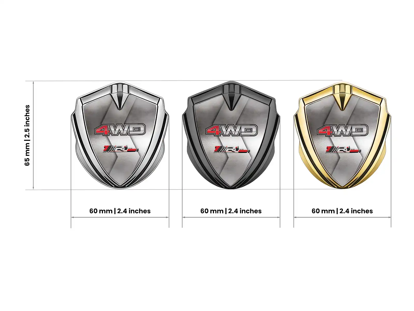 Auto Car Badge Max Design Sturdy Auto Metal